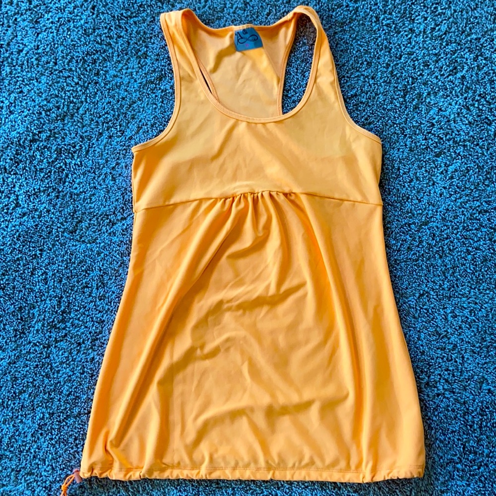 ReActivate orange racer back tank XS